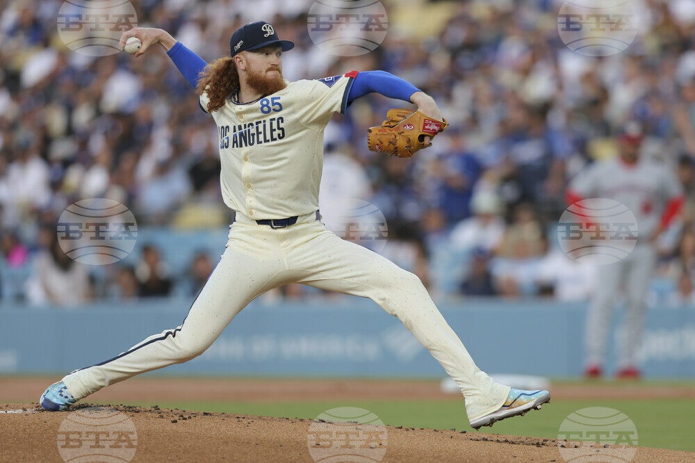 Nationals Dodgers Baseball