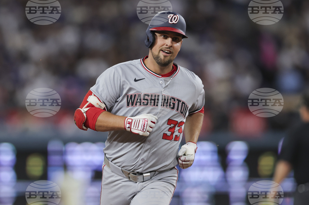 Nationals Dodgers Baseball