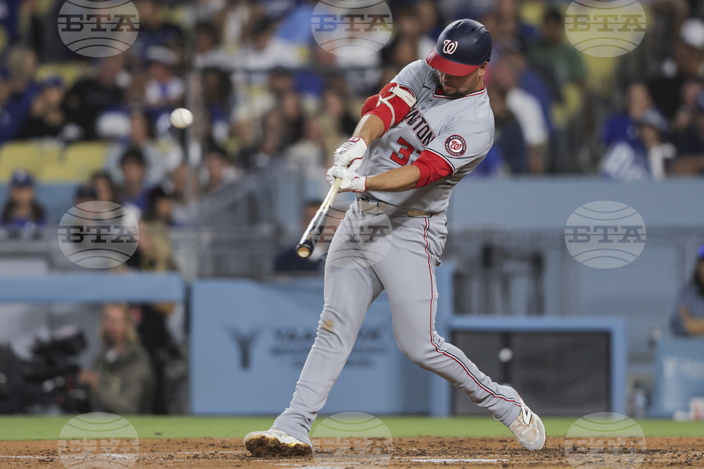 Nationals Dodgers Baseball