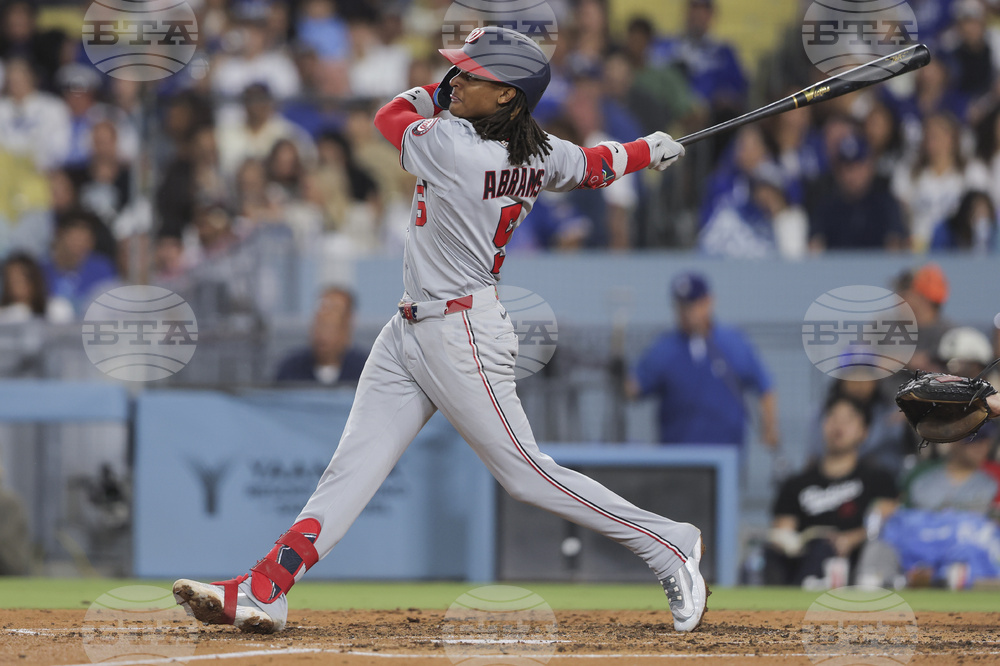 Nationals Dodgers Baseball