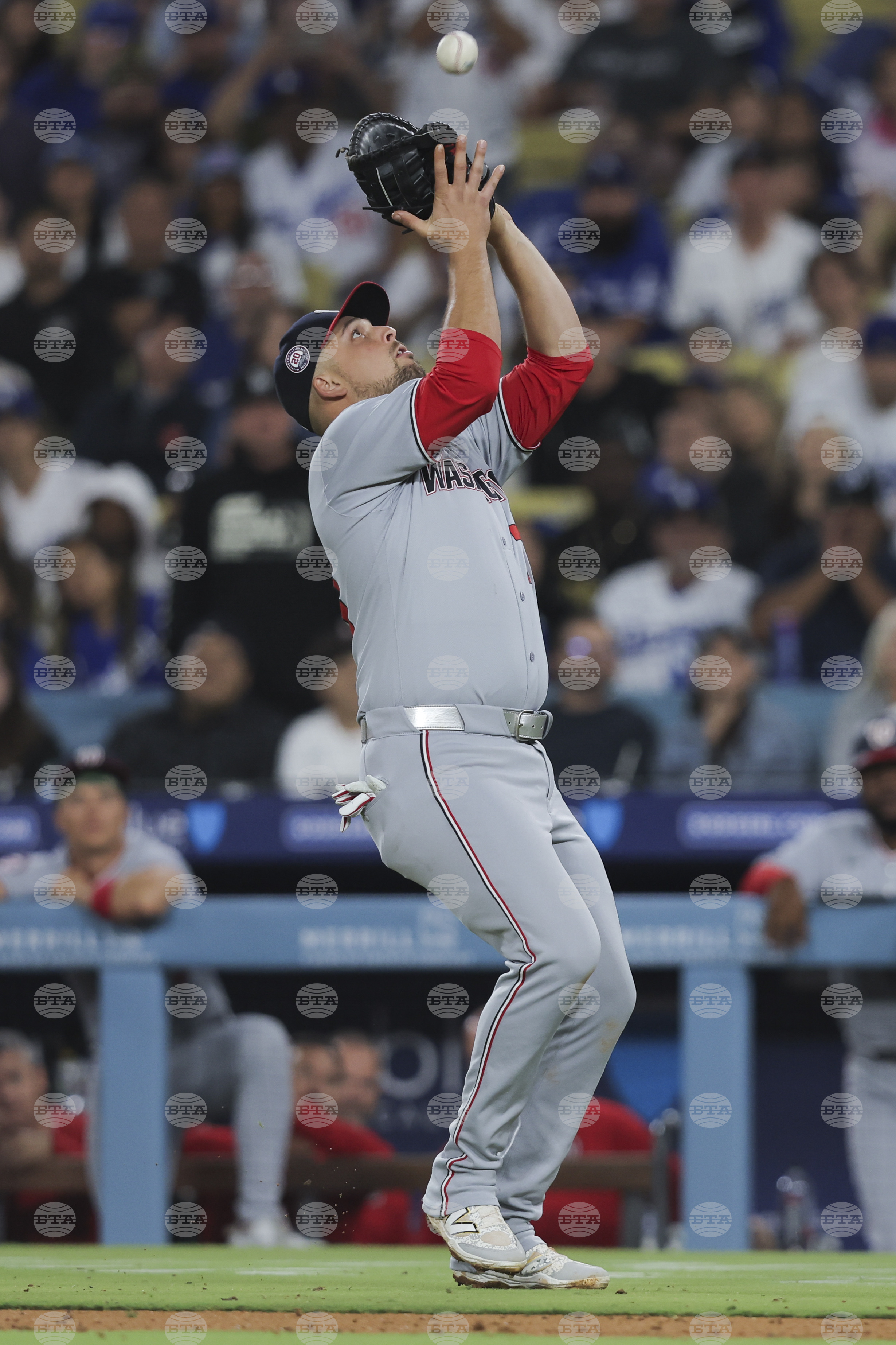 Nationals Dodgers Baseball