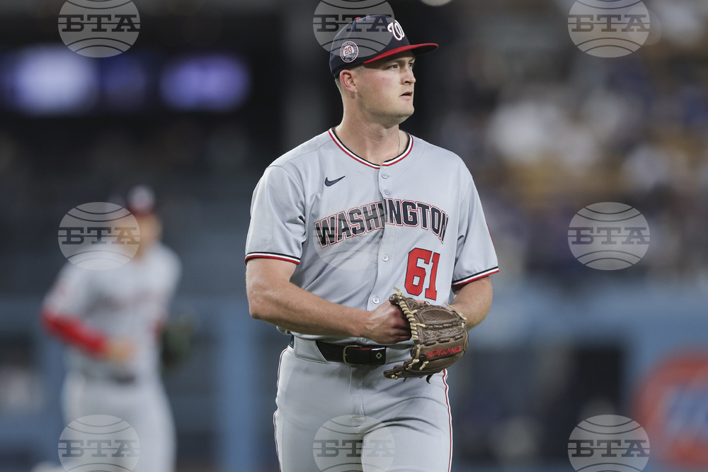 Nationals Dodgers Baseball