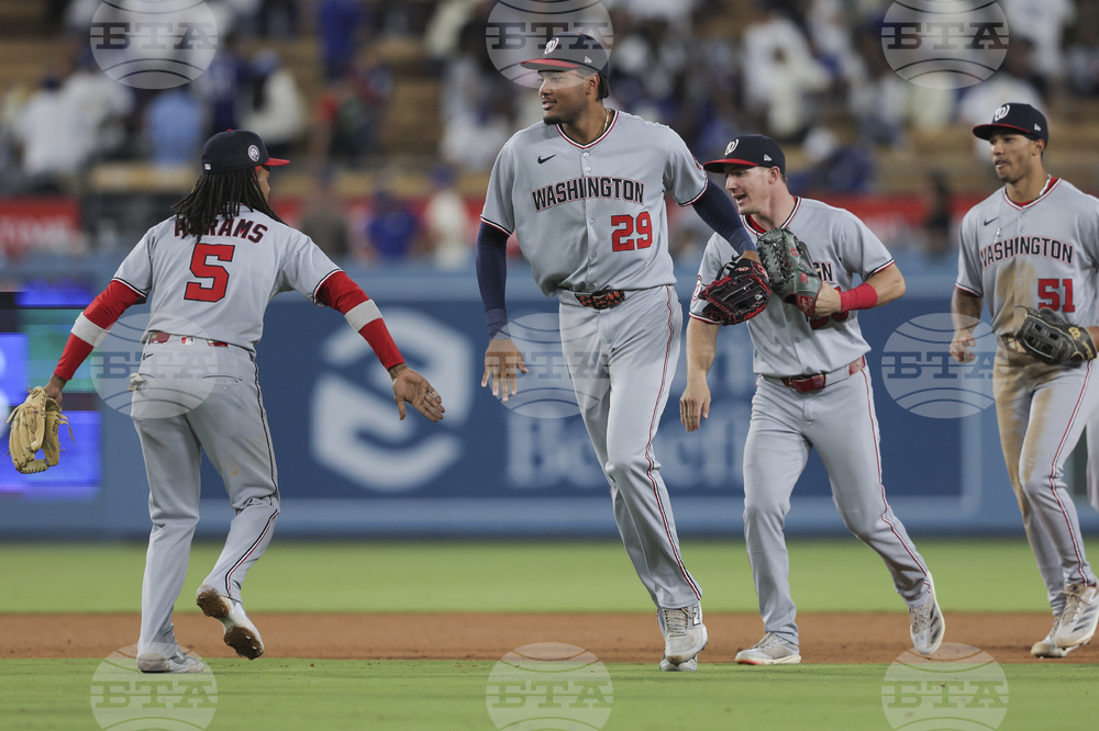 Nationals Dodgers Baseball