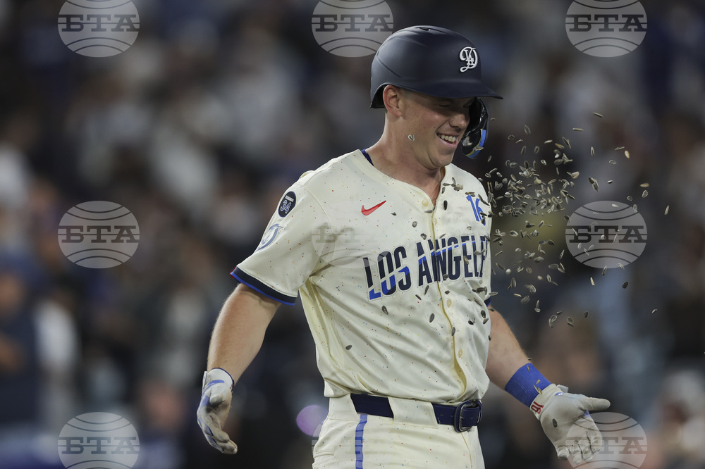 Nationals Dodgers Baseball
