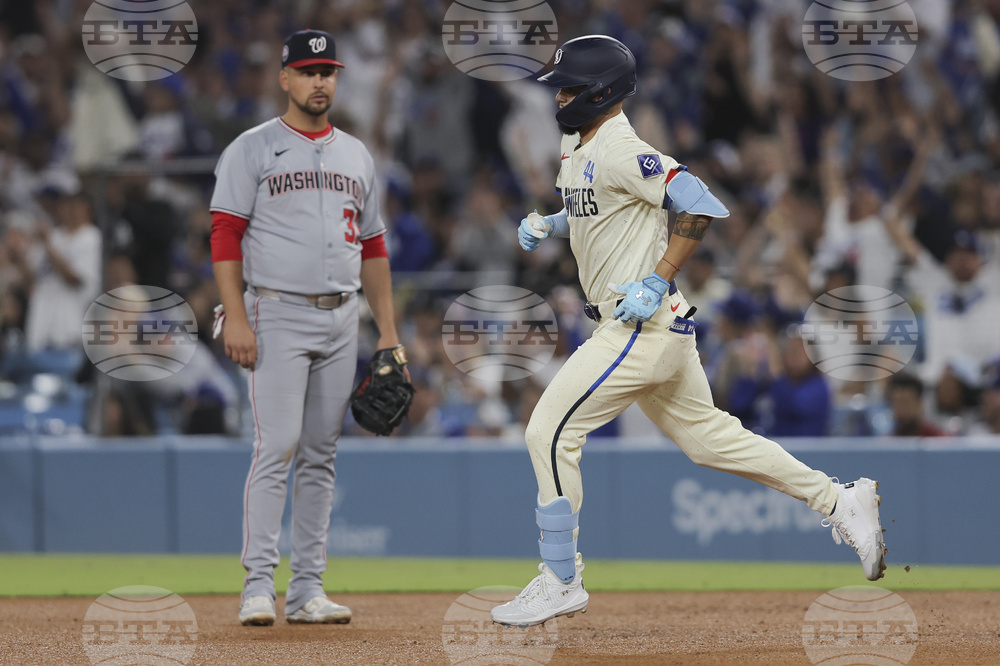 Nationals Dodgers Baseball