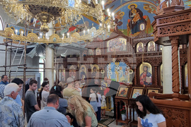 Сливен - храм "Света Петка" - неделната служба