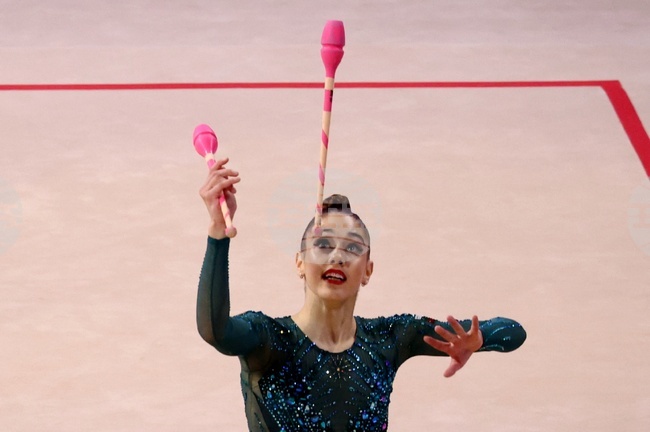 Световно първенство по художествена гимнастика за девойки - Анастасия Калева - съчетание с бухалки