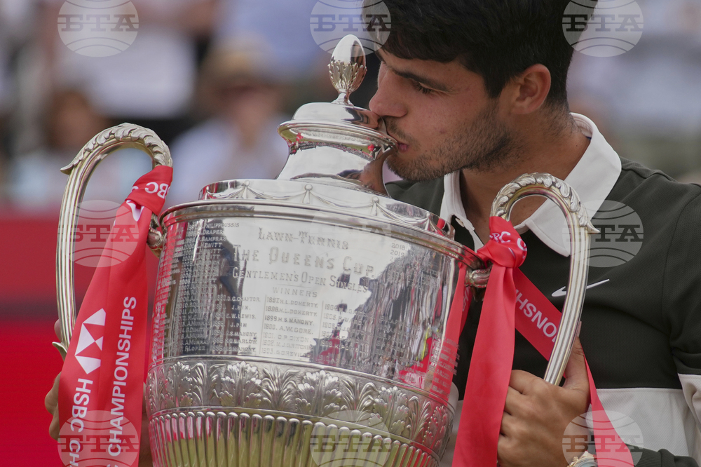 APTOPIX Britain Queens Club Tennis