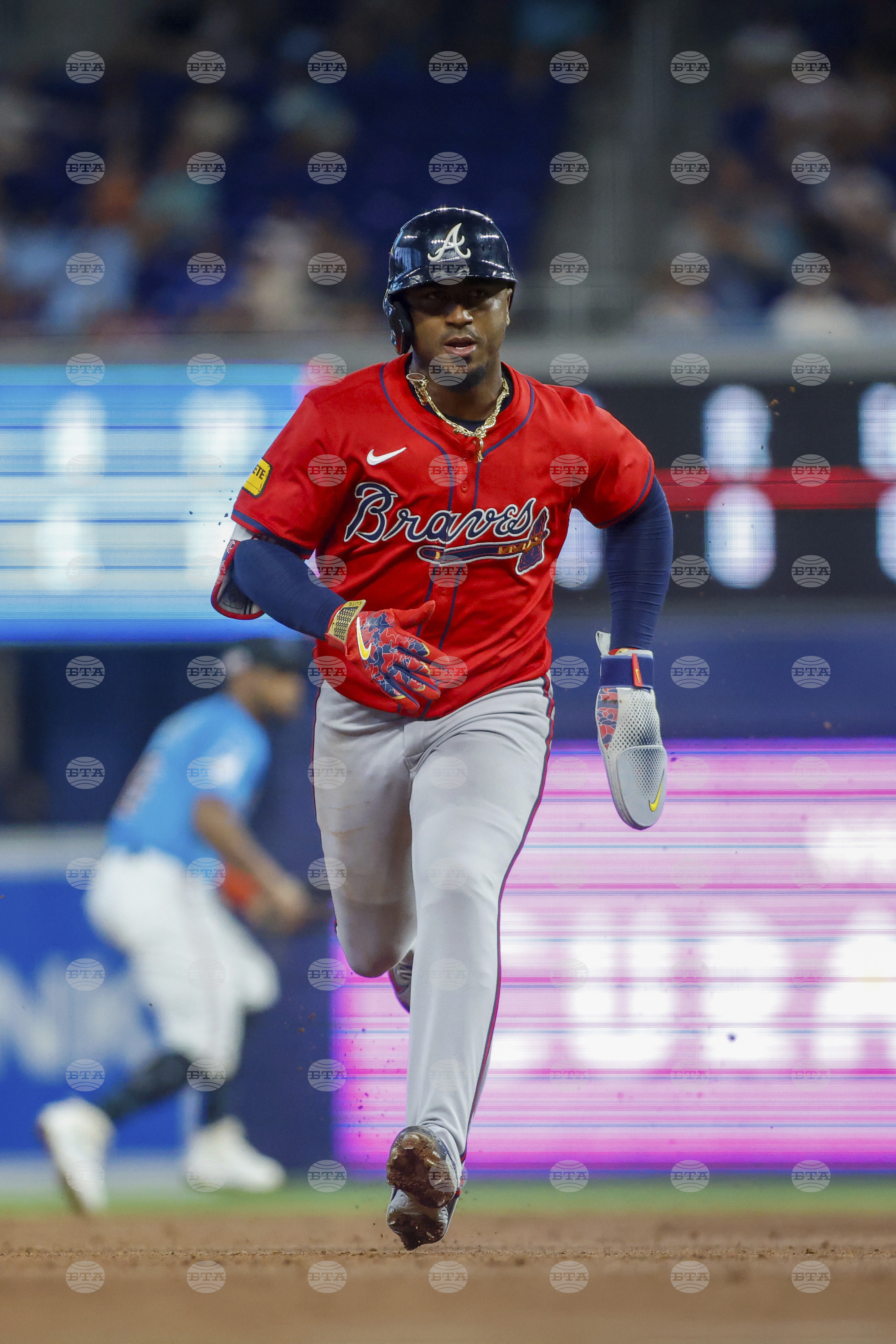 Braves Marlins Baseball