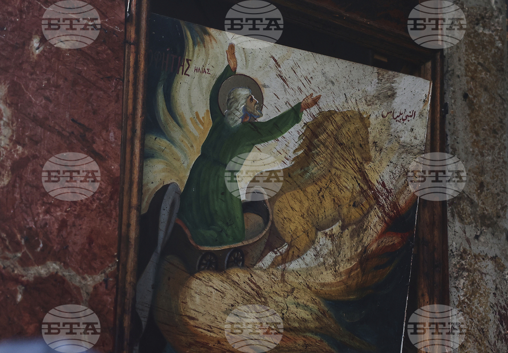 APTOPIX Syria Church Bombing,