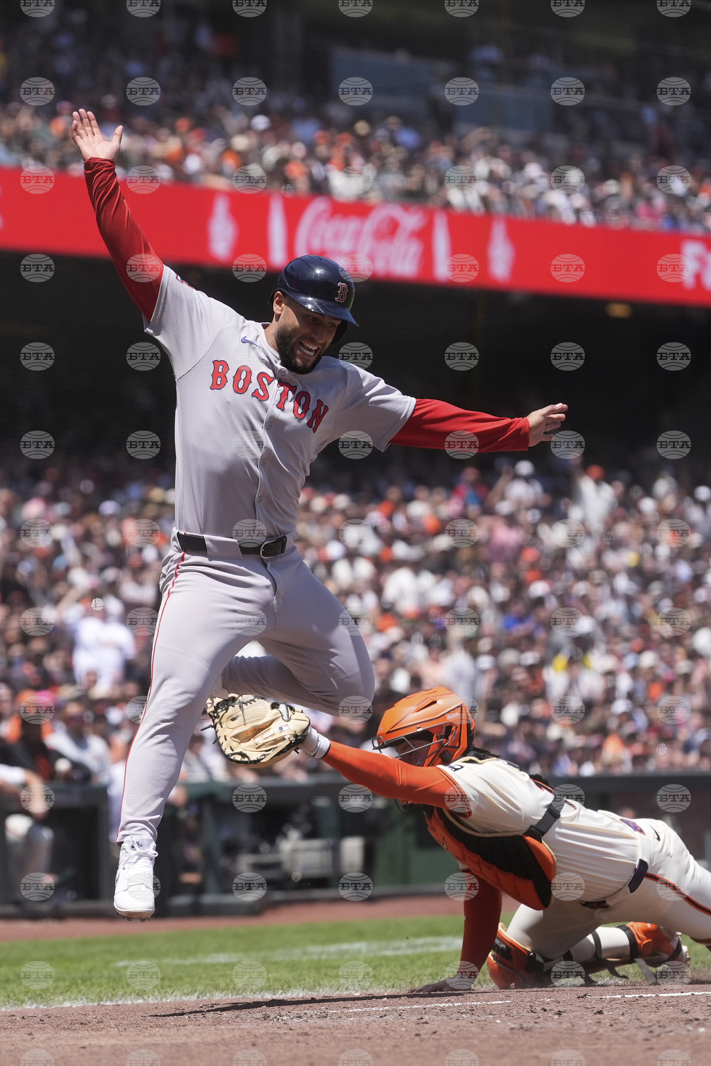 Red Sox Giants Baseball