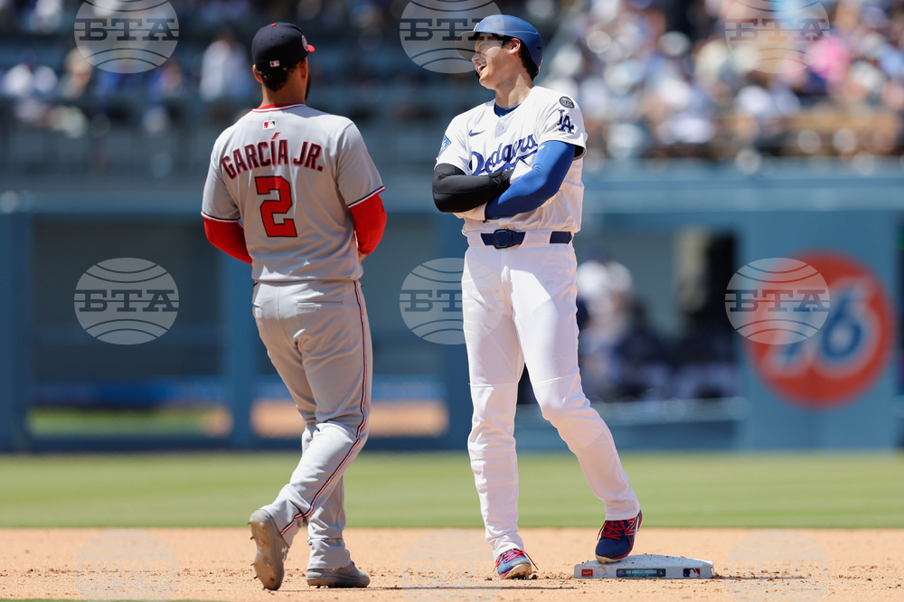 Nationals Dodgers Baseball