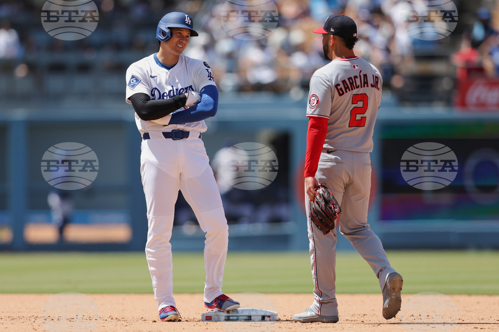 Nationals Dodgers Baseball