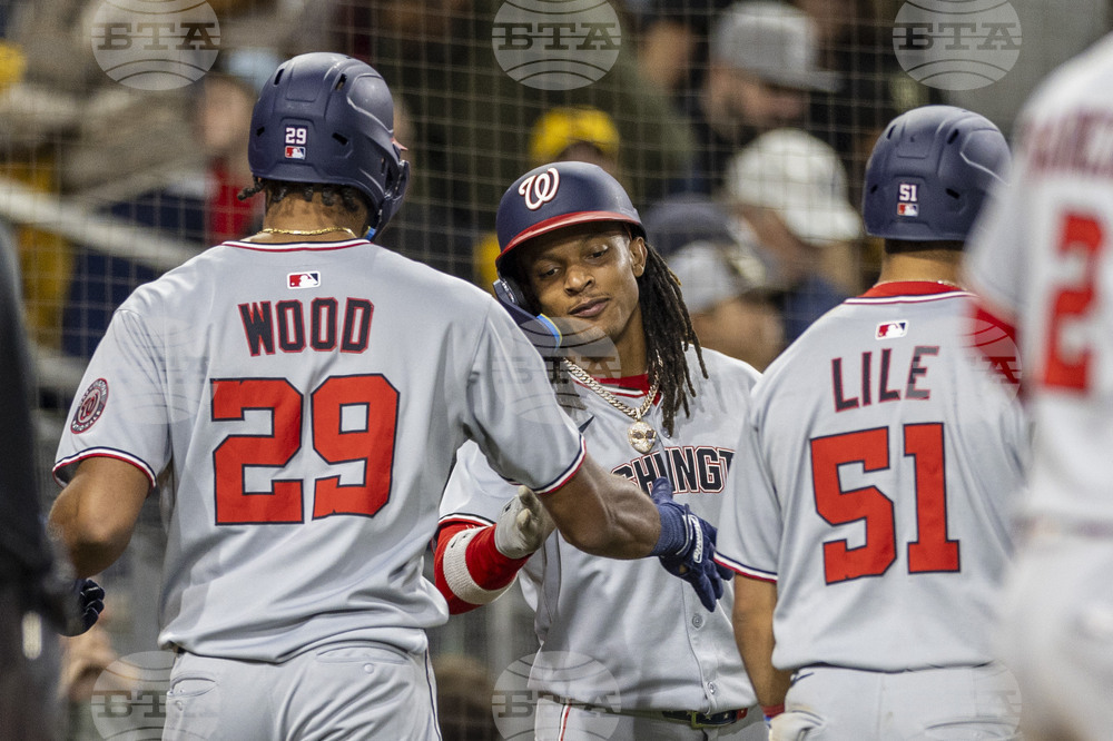 Nationals Padres Baseball