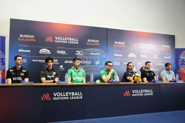 Бургас - волейбол - турнир - пресконференция