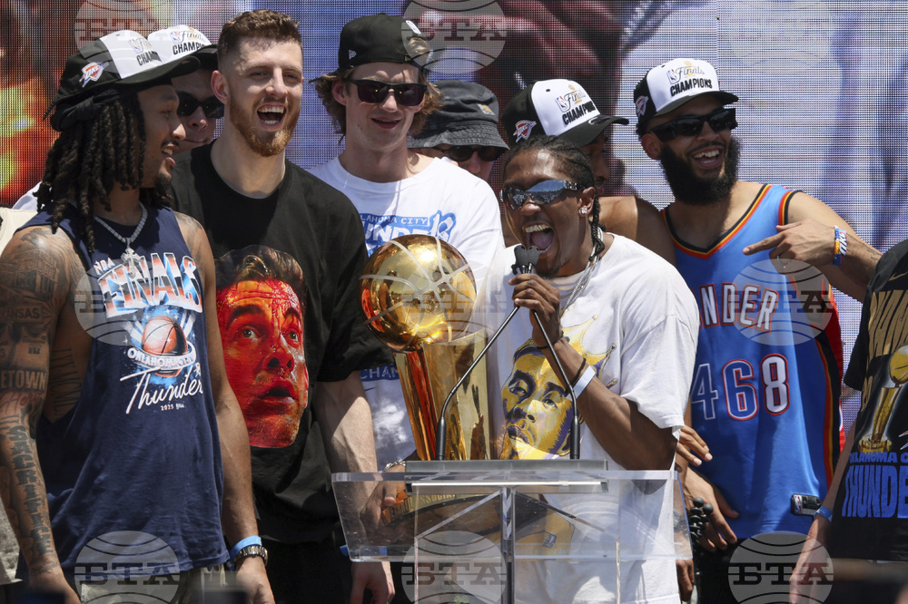 NBA Championship Parade Basketball