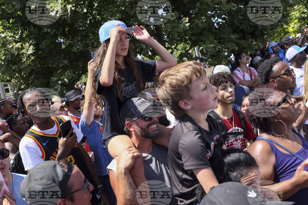 NBA Championship Parade Basketball