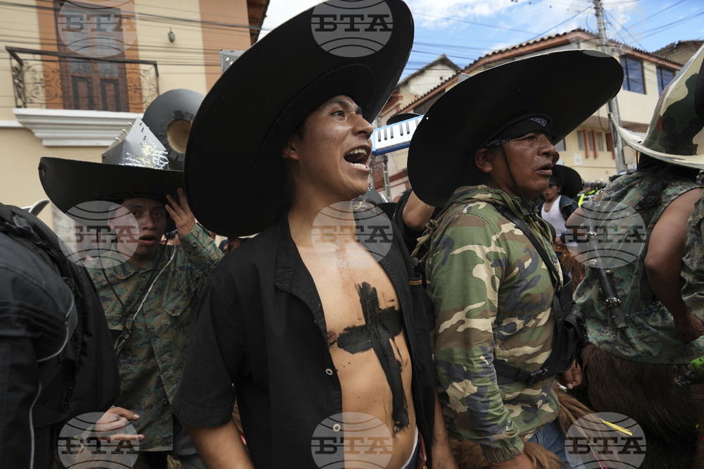 APTOPIX Ecuador Sun Festival
