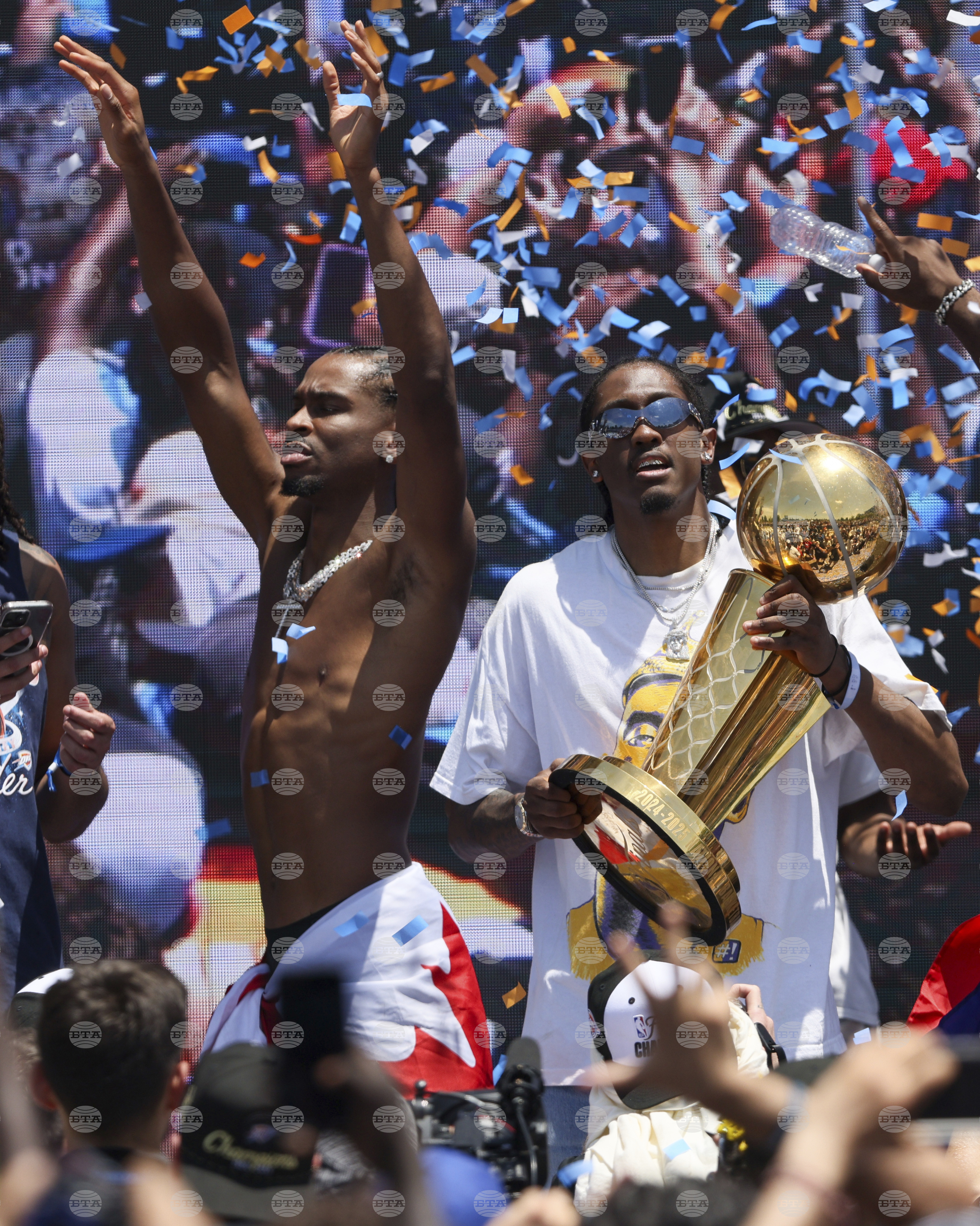 NBA Championship Parade Basketball
