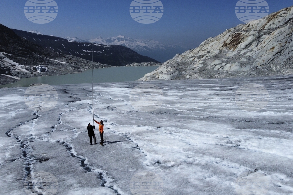 Climate Switzerland Melting Glaciers