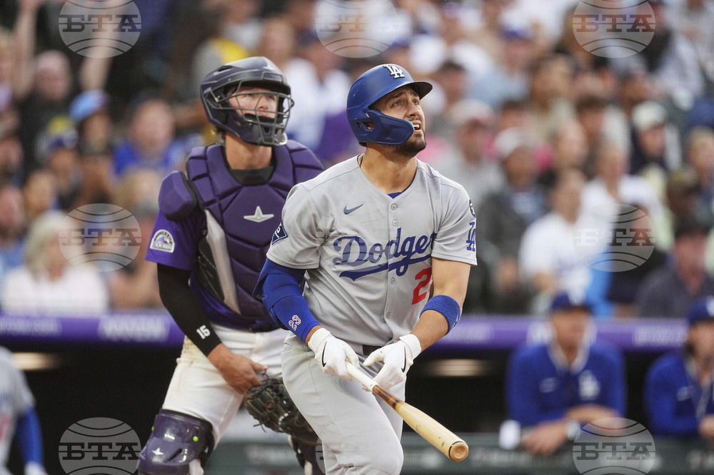Dodgers Rockies Baseball