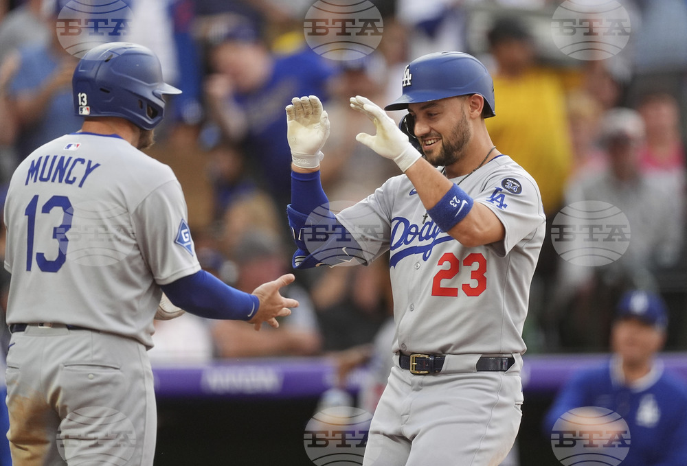 Dodgers Rockies Baseball