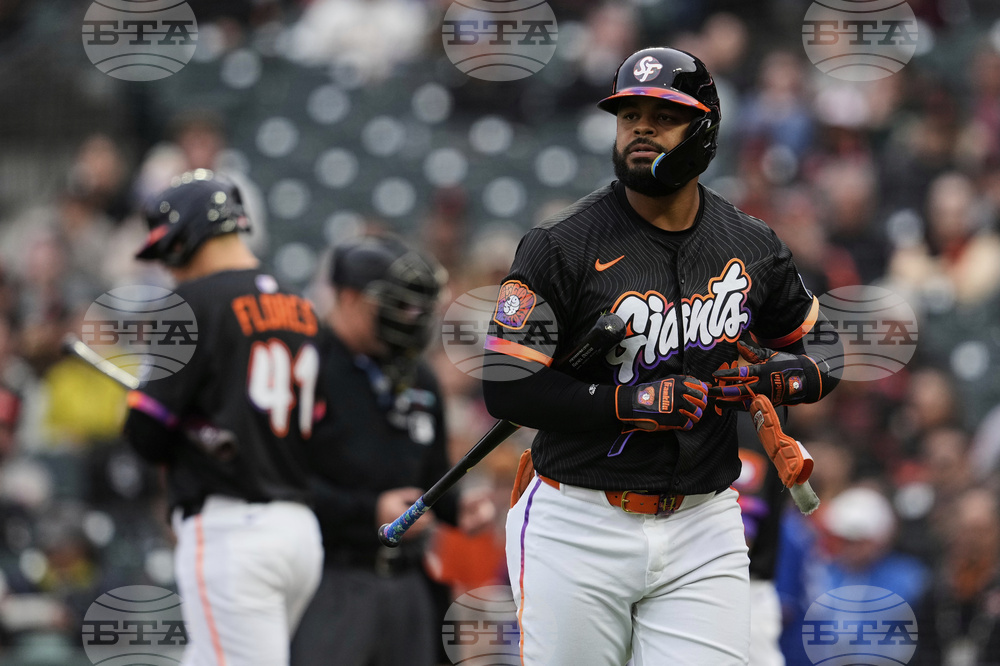 Marlins Giants Baseball