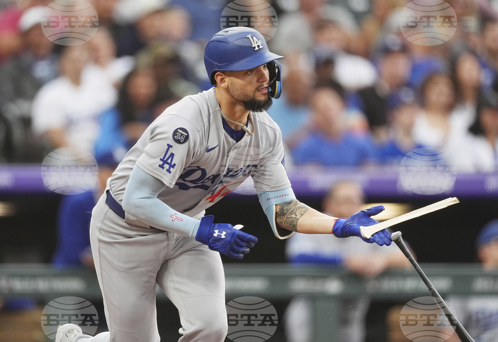 Dodgers Rockies Baseball