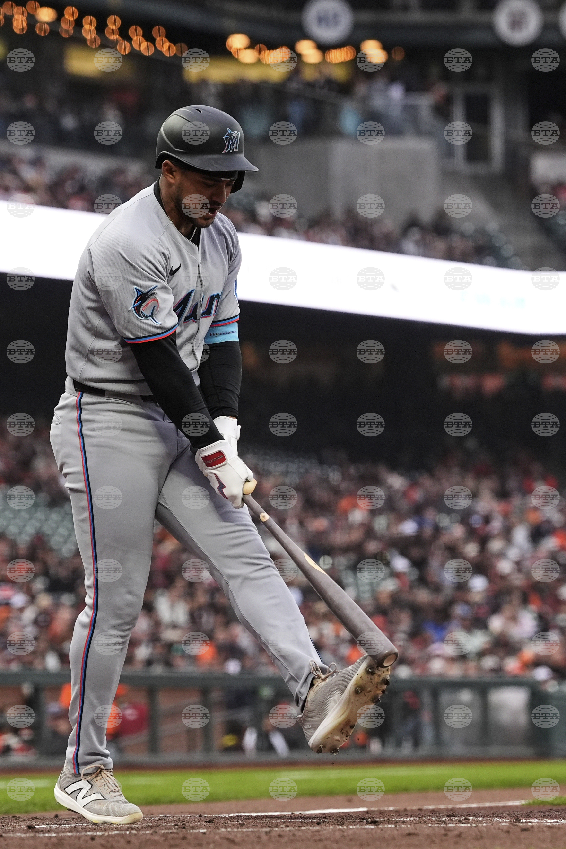 Marlins Giants Baseball