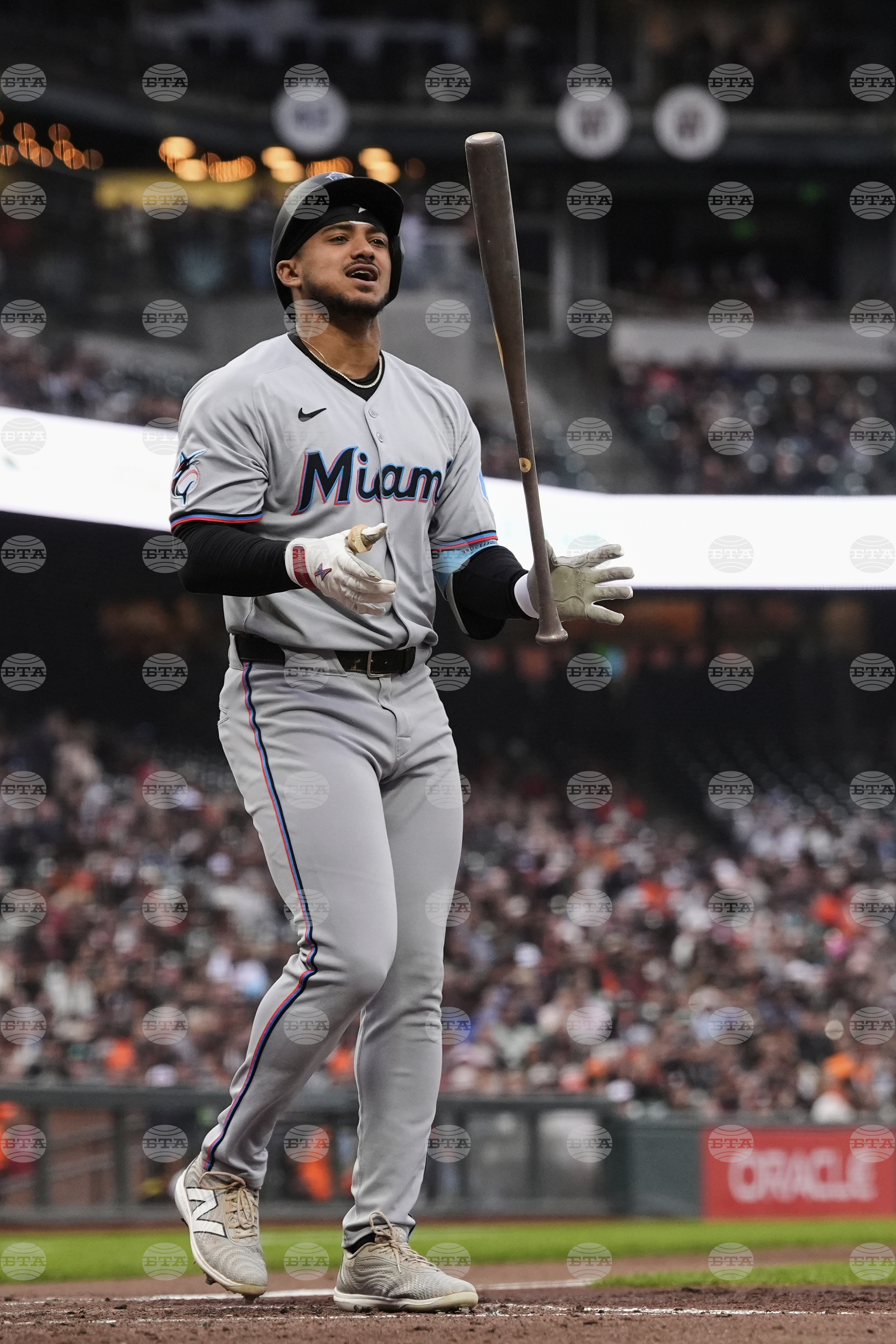 Marlins Giants Baseball