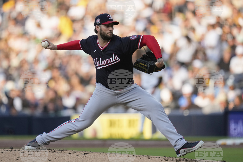 Nationals Padres Baseball