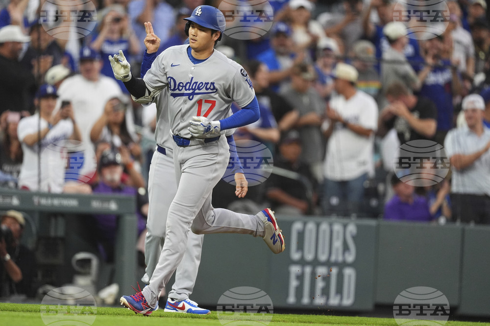 Dodgers Rockies Baseball