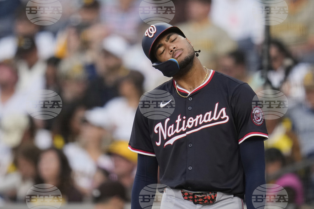 Nationals Padres Baseball