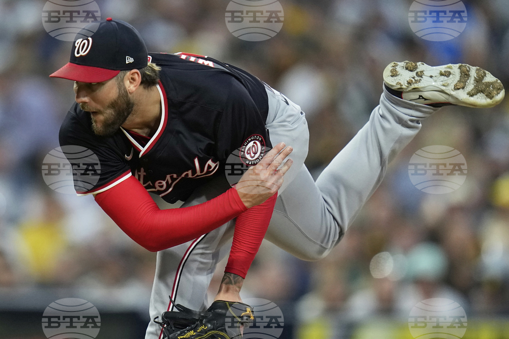 Nationals Padres Baseball