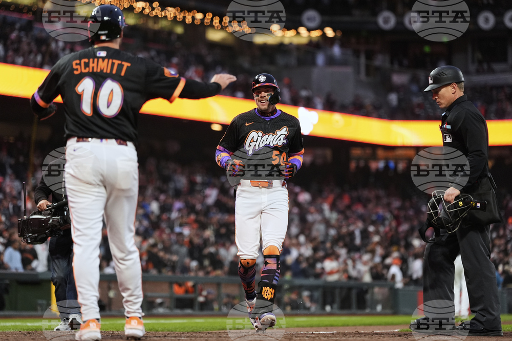 Marlins Giants Baseball