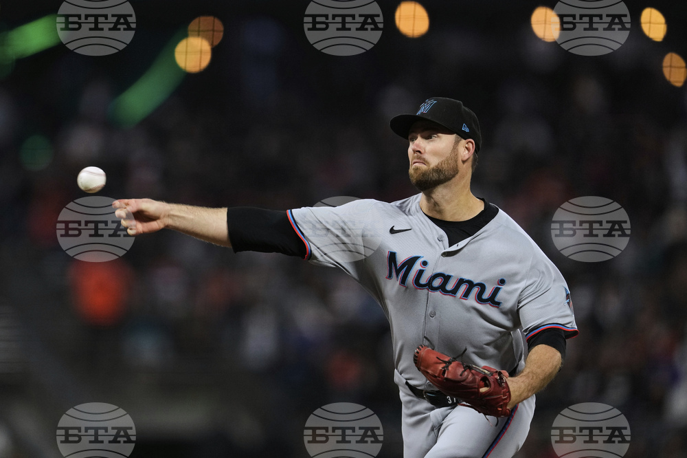 Marlins Giants Baseball