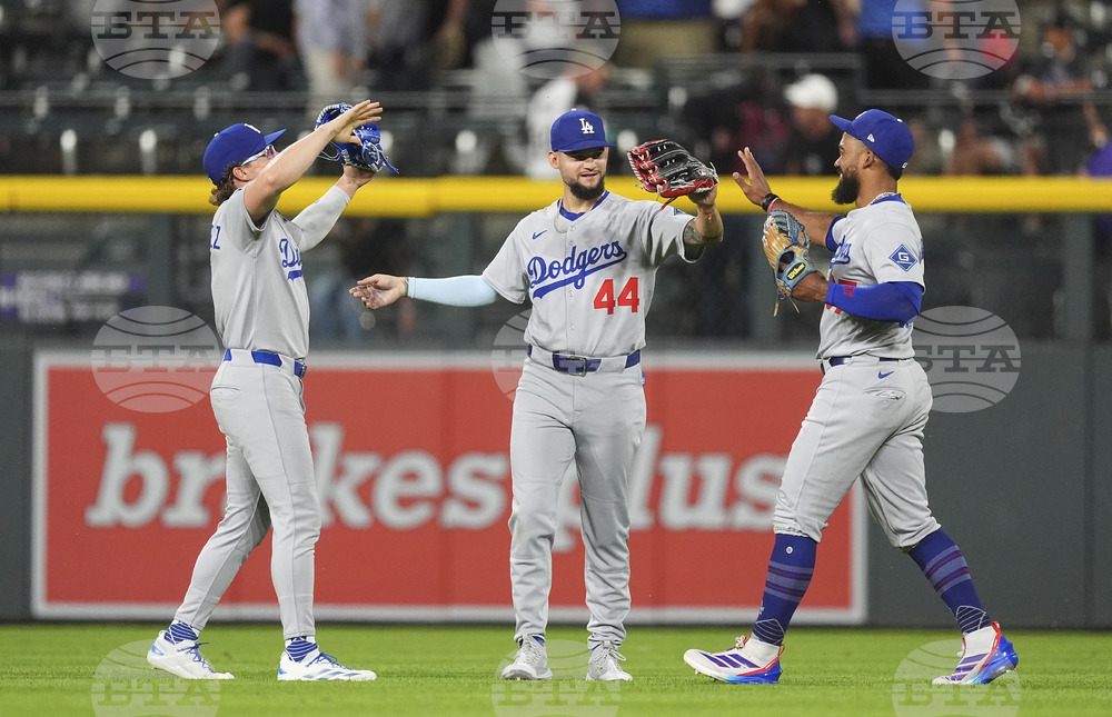 Dodgers Rockies Baseball