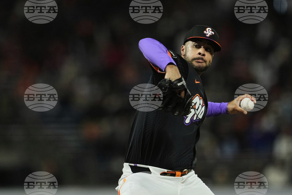 Marlins Giants Baseball