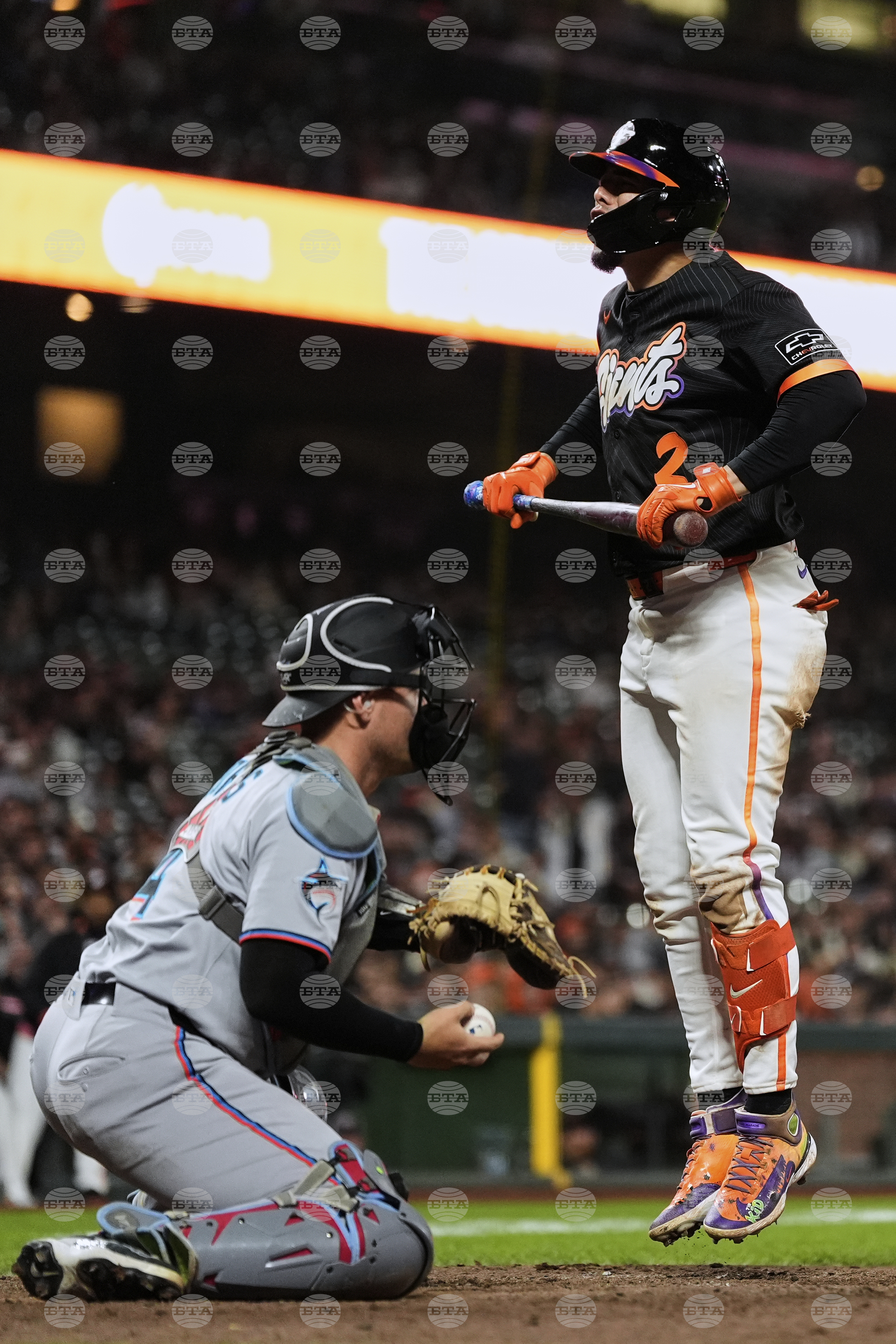 Marlins Giants Baseball