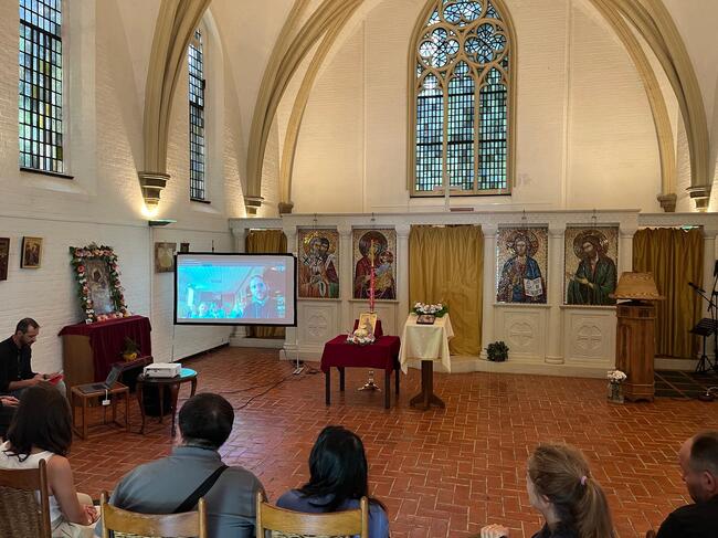 Беседа за живота и делото на св. Патриарх Евтимий Търновски се състоя в Хамбург и Париж