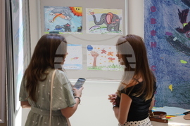 Народно събрание - детска изложба - откриване