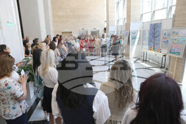 Народно събрание - детска изложба - откриване