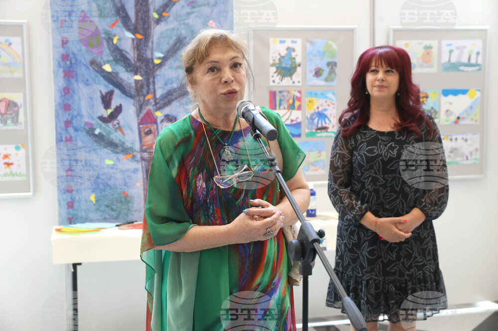 Народно събрание - детска изложба - откриване