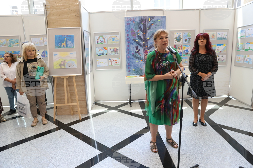 Народно събрание - детска изложба - откриване