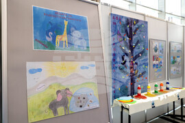 Народно събрание - детска изложба - откриване