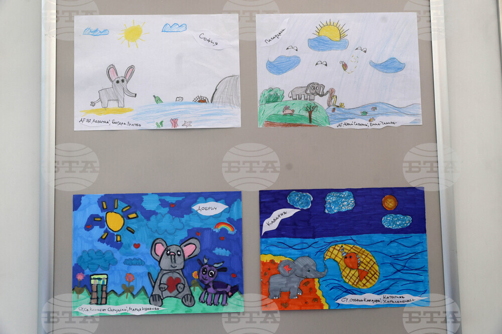 Народно събрание - детска изложба - откриване