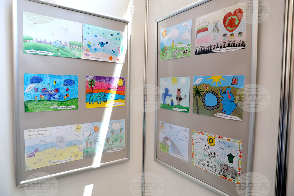 Народно събрание - детска изложба - откриване