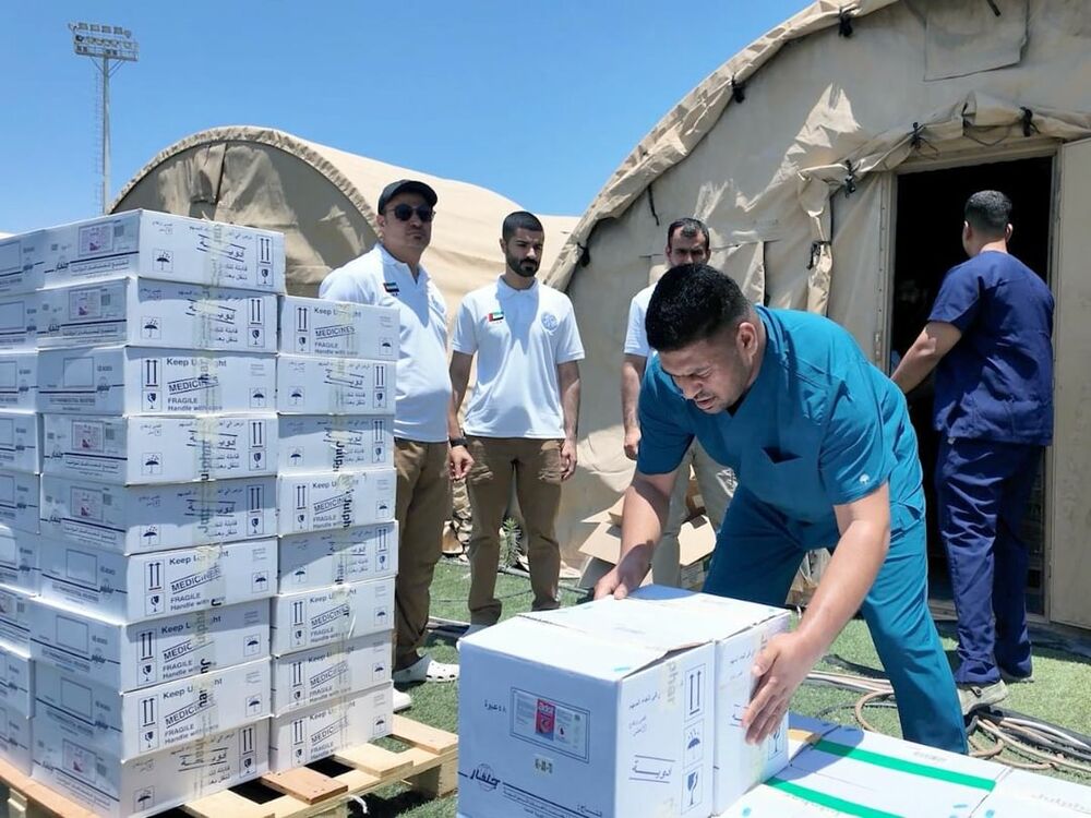 УАМ: ОАЕ и СЗО доставиха медицинска помощ на здравните заведения в ивицата Газа