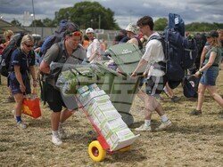 Britain Glastonbury Music Festival Day 1