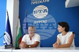 Национален пресклуб на БТА  Бургас - Георги Янков - списание ЛИК - представяне